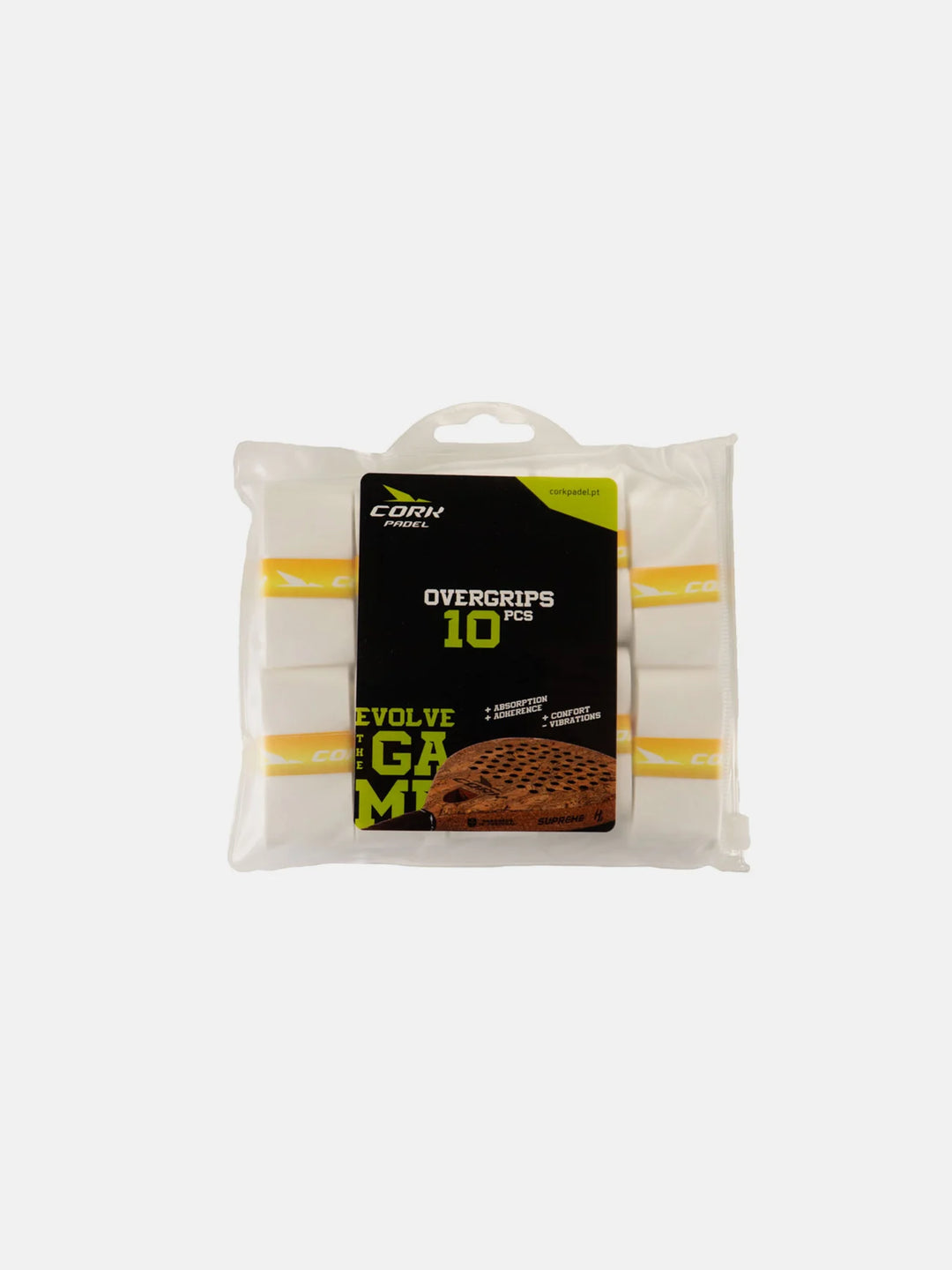 OVERGRIP 10 PAKNING - HVIT